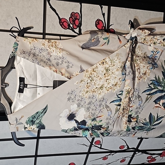 A.B.S Collection Floral Dress Size 12 NWT - Picture 4 of 13